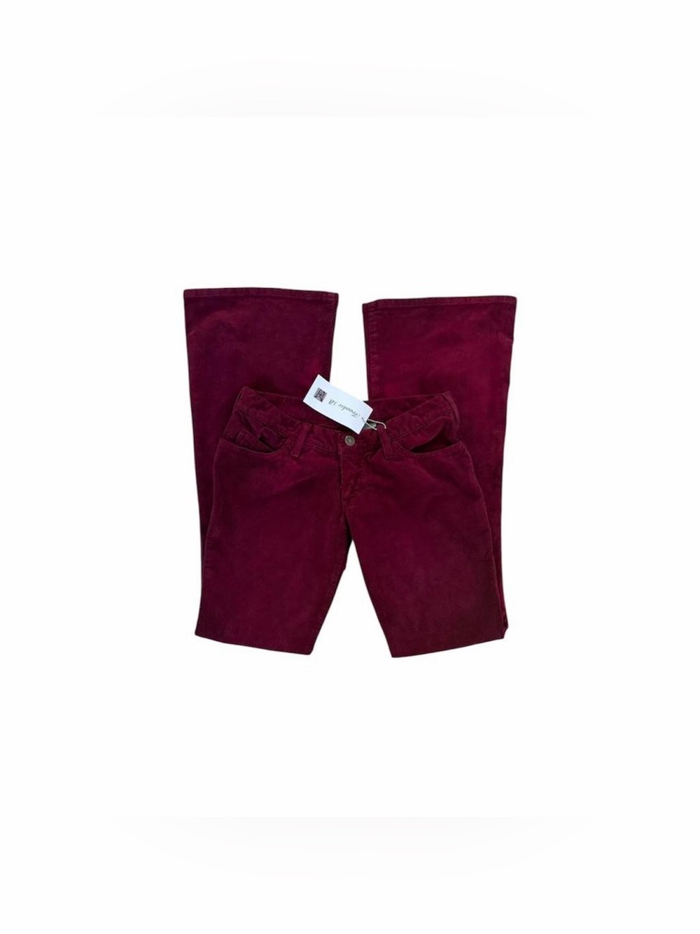 Ultra-Low-Rise Corduroy Bootcut Pants - As Seen On Britney Spears - Picture 9 of 11